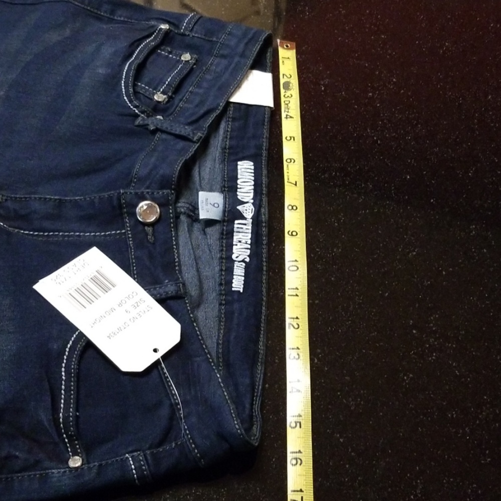 Diamonds Threads Junior Bling Pocket Jeans - Picture 7 of 8